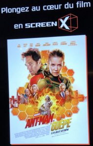 Antman et la guêpe au cinema en ScreenX