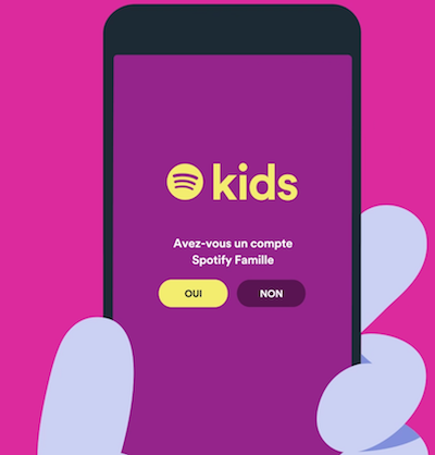Application Spotify kids